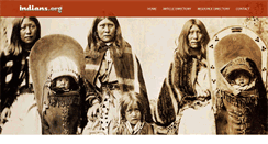 Desktop Screenshot of indians.org