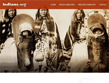 Tablet Screenshot of indians.org